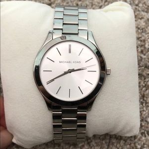 Authentic Michael kors silver watch